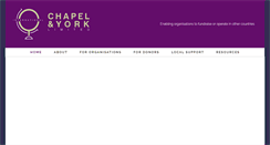 Desktop Screenshot of chapel-york.com